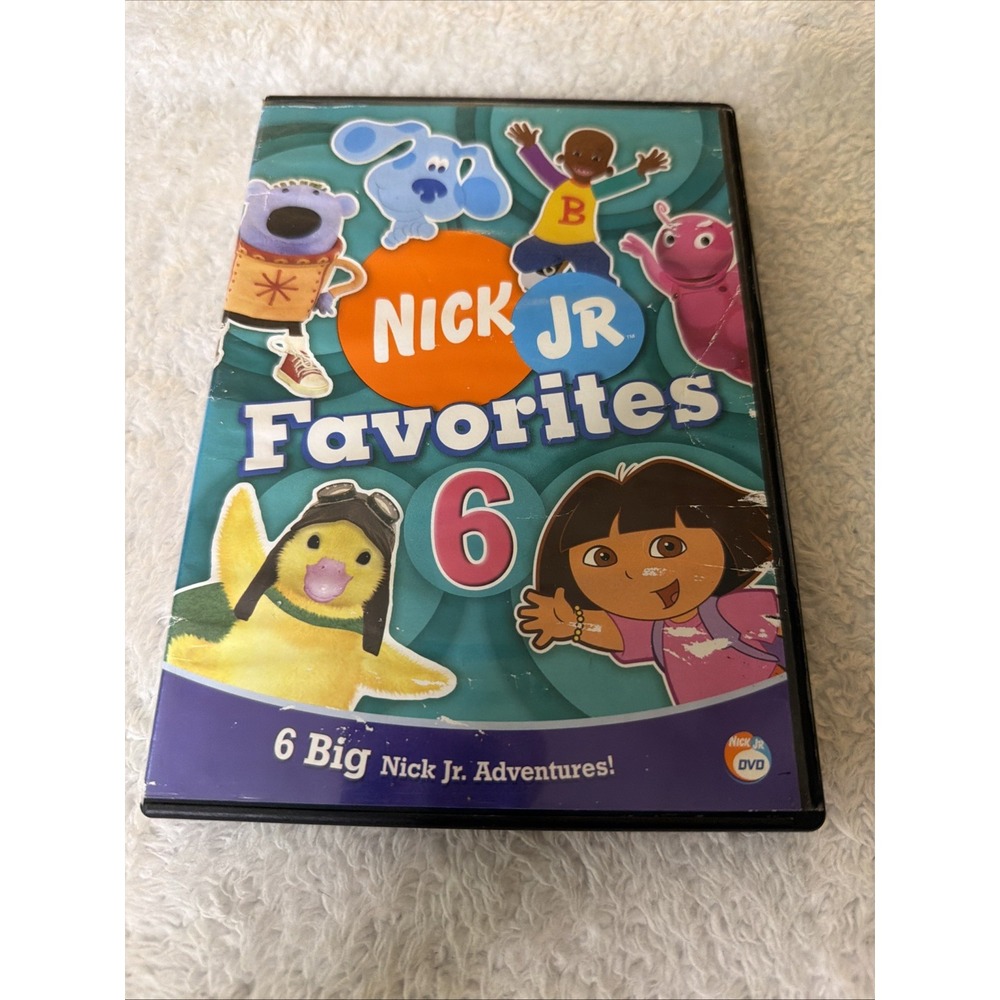 Nick JR Favorites Volume 6 DVD Dora the Explorer Blues Clues Nickelodeon